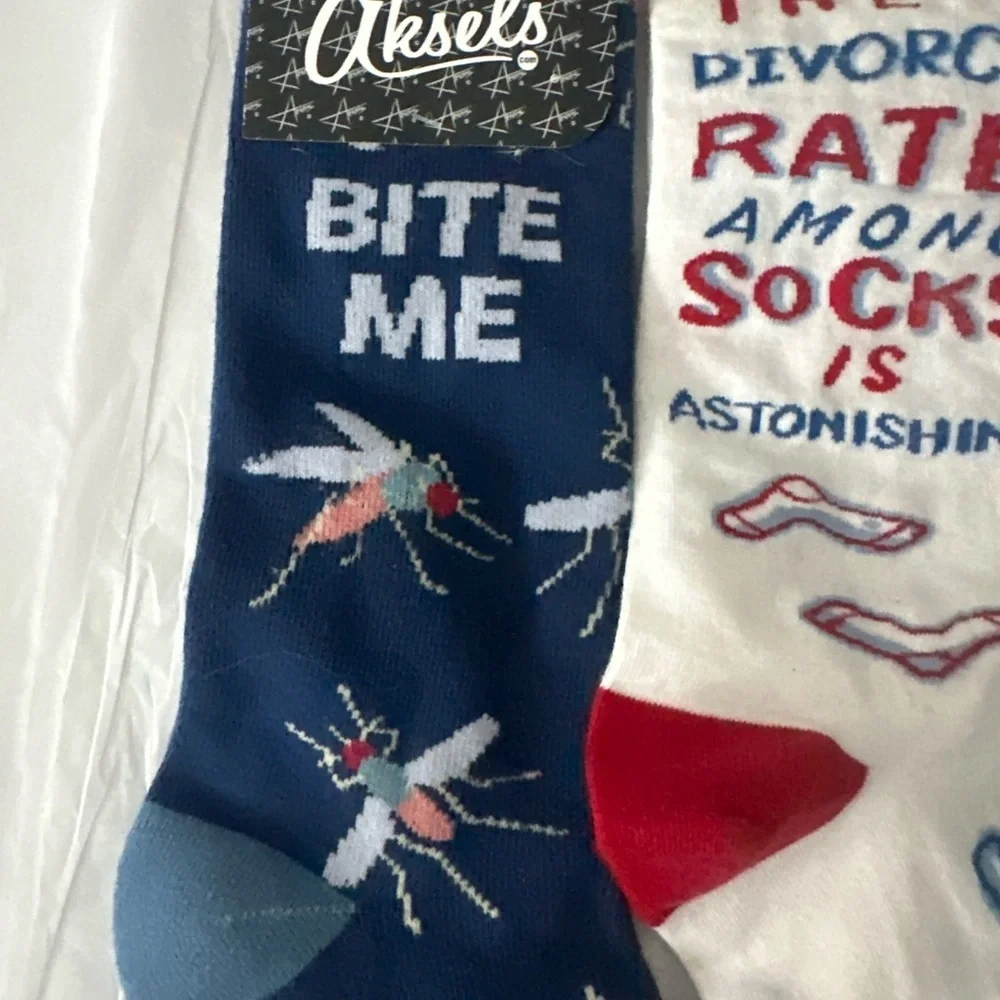 🚨Bundle NWT🚨 Graphic Socks Set - Blue, White, Black
